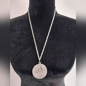 Spirit Of '76/Declaration Of Independence Medal Pendant Necklace Vintage